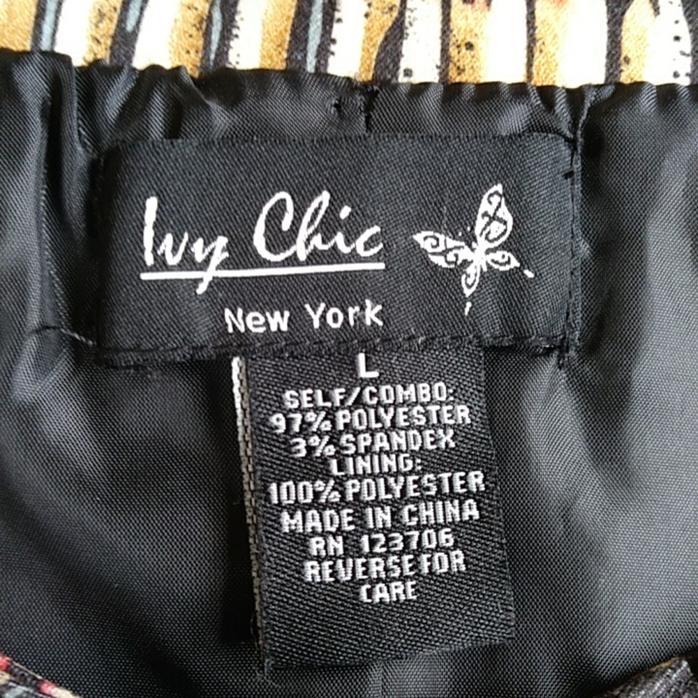 Ivy Chic Ny Double Loop Layer Neckline Cropped Li… - image 2